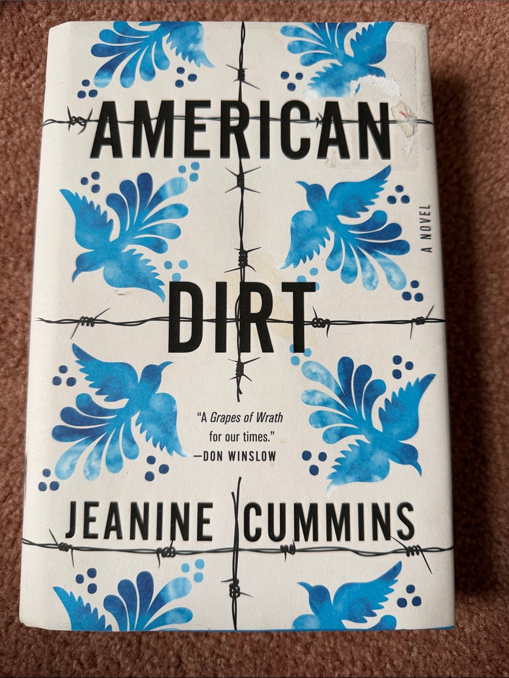 American Dirt - White & Blue